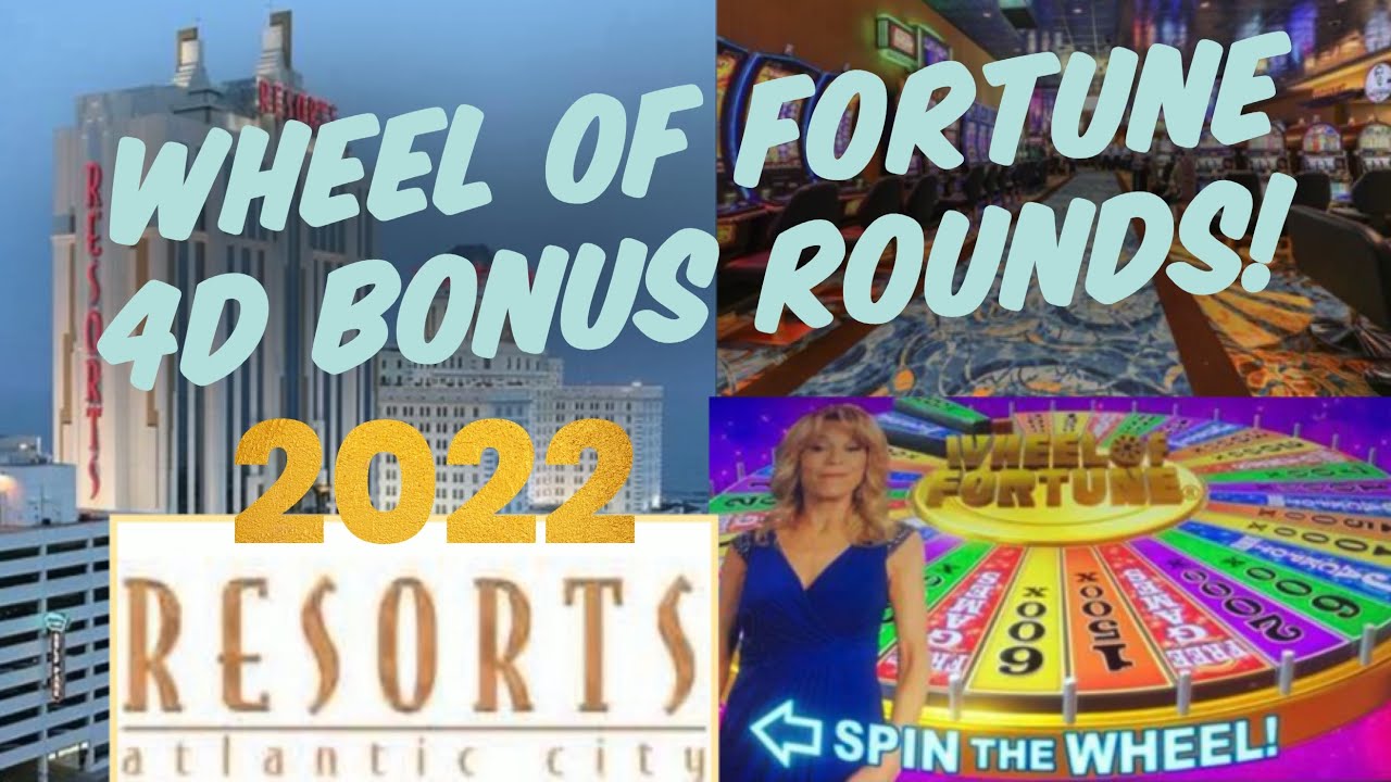 Resorts 2022 Atlantic City AC New Jersey NJ wheel of fortune 4D Vanna white slot bonus Resorts 2022 Atlantic City AC New Jersey NJ wheel of fortune 4D Vanna white slot bonus