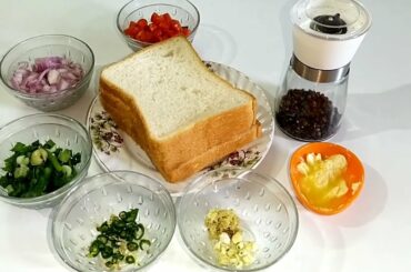 cheese sandwich | how to make bruschetta | italian food | garlic bread recipe | veg sandwich recipe
