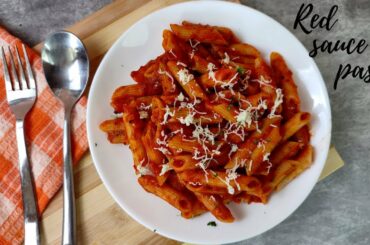 Red sauce pasta recipe| pasta in red sauce| Italian red sauce pasta at home| seasonings