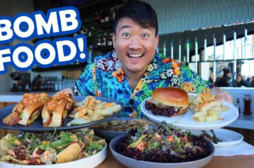 Eating at the HIGHEST RATED RESTAURANT on Catalina Island!