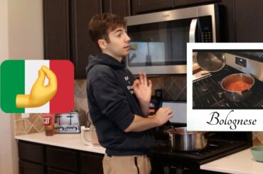 my italian friend makes me bolognese