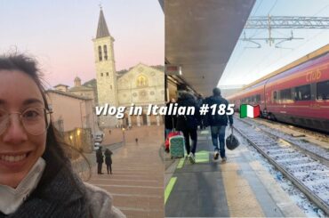 vlog in Italian 185: una gita in Umbria, a Spoleto (sub)