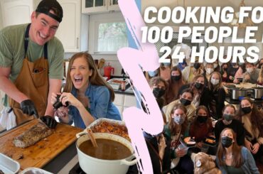 BEHIND THE SCENES OF A COLLEGE MEAL: how we feed 100+ students