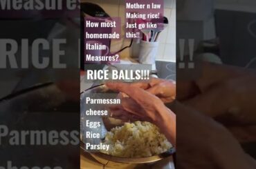 How do Italian lady measure  her cooking  at home?.