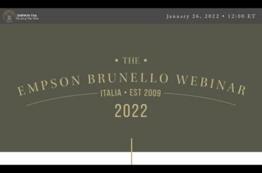 2022 Empson Brunello Webinar