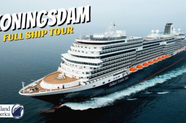 HAL Koningsdam | Full Ship Tour & Review 4K | All Public Spaces | Holland America Line