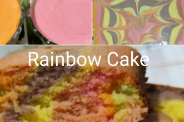 Delicious and Easy Rainbow Cake for kids || recipe by My Life Vlogs Italy