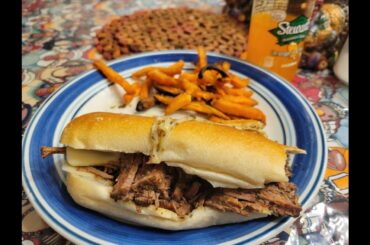 Tank Cooks Italian Beef Sandwich