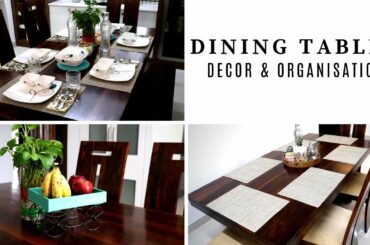 Dining Table Decor And Organization Ideas - Simplify Your Space