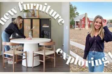 VLOG: New Dining Furniture, Updated Divorce Timeline, Exploring Small TX Towns