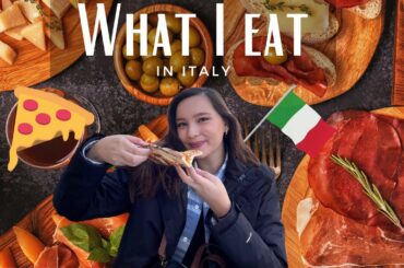 What I eat in Italy *WARNING* will make you hungry