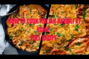 Ravioli cooking| Ravioli mix sauce| Italian food in India| what is Ravioli| Pasta recipe|dafooderia