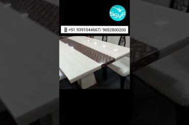 Italian Marble Dining Table-Sri Sai Veerabhadra Furnitures #ssvf #shorts #bestfurnitureinhyderabad