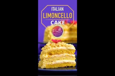 Italian LIMONCELLO Cake | #Shorts