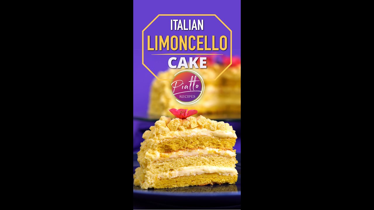 Italian LIMONCELLO Cake | #Shorts Italian LIMONCELLO Cake | #Shorts