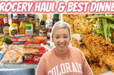 WALMART GROCERY HAUL | BEST DINNER RECIPE | CRIPSY GARLIC SMASHED POTATOES | JESSICA O'DONOHUE