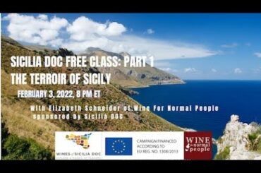 Wines of the Sicilia DOC:  Part 1 -- The Terroir
