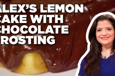 Alex Guarnaschelli's Lemon Cake with Chocolate Gloppy Frosting | Alex's Day Off | Food Network