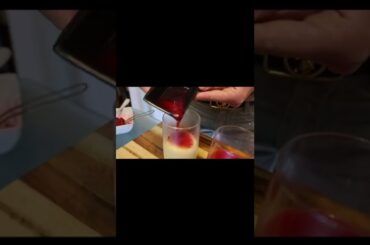 Garnish Italian Panna Cotta #shorts