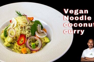 Vegan Noodles with coconut curry flavour