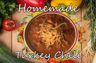 Cooking Traditional Turkey Chili