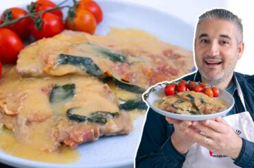 Cooking Fantastic Italian VEAL SALTIMBOCCA in less then 10 MIN! | Vincenzo`s Plate