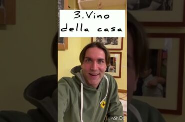 Learn Basic Italian For Tourists: Top 5 Expressions to Use in a Restaurant in Italy #shorts