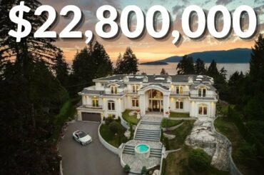 Inside of a $22,800,000 Hilltop Mansion With Amazing Views | Vancouver Luxury Home Tour