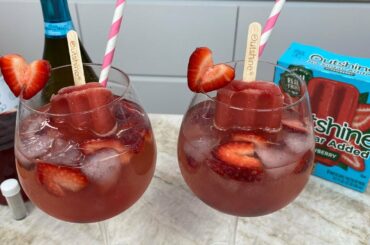 Valentine's Day Popsicle Mimosa