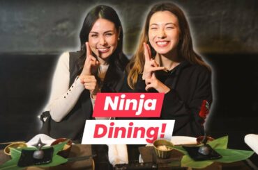 Dining With Ninjas: Full Course Menu at Ninja Restaurant in Tokyo!
