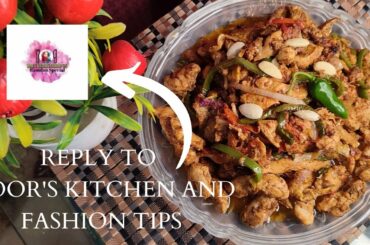 Chicken Jalfrezi | Italian style | Recipe and Reply to ( NkFT ) recipe By- ( MODERN KITCHEN )