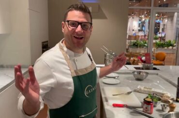 EATALY Dubai Mall: The New Decor. Cooking Pasta with Chef Daniele Scotto