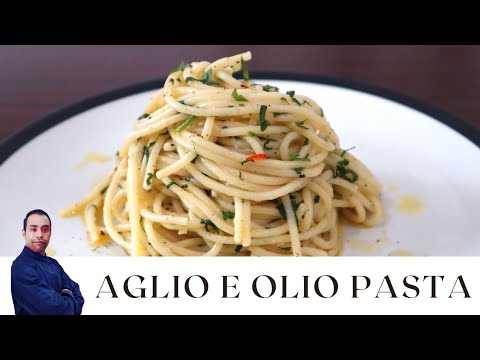 Spaghetti aglio e olio recipe I Italian pasta recipe I Classic aglio e olio pasta recipe Spaghetti aglio e olio recipe I Italian pasta recipe I Classic aglio e olio pasta recipe