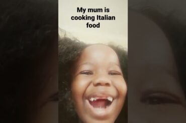 My Mom is Cooking Italian Food