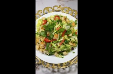 Delicious salad recipe | italian panzanella salad #short