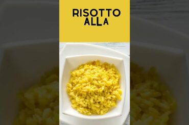 #Shorts | Risotto alla Milanese | Italian Rice | Famous Italian | Italian Cuisine | #shorts