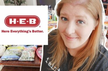 Large Weekly Grocery Haul with Prices & Meal Plan