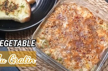 Vegetable Au Gratin Recipe | Baked Veg Au Gratin Recipe | Baked Recipes ~Food Pleasures with Nilofar