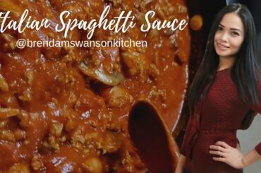 HEART HEALTHY ITALIAN SPAGHETTI SAUCE QUICK AND EASY RECIPE / RICH IN PROTEIN AND OMEGA-3