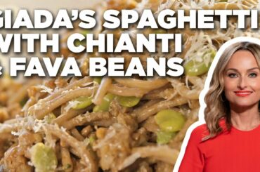 Giada De Laurentiis' Spaghetti with Chianti and Fava Beans | Giada in Italy | Food Network
