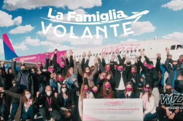 The Biggest Italian Family flies to Corfu with WIZZ - La Famiglia Volante
