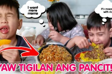 I WANT PANCIT BIHON WITH RICE | ITALIAN PINOY FAMILY IN ITALY