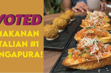 MENCUBA MAKANAN DI RESTAURANT ITALIAN #1 SINGAPURA | #FEASTZAO