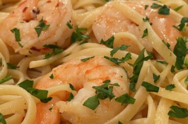 Episode # 8:  Baked Shrimp Scampi Linguine Pasta