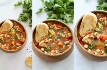 How To Make Minestrone Soup Easy Recipe #asmr #cooking #italianfood #shorts