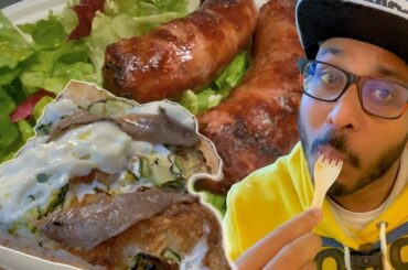 ITALIAN Street Food Tour, MILAN Mercato Centrale, EATING EVERY RESTAURANT, Croissant, Pizza and Etc.