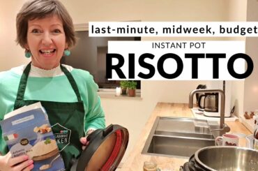 Instant Pot Risotto! Last-minute, budget, midweek meal!