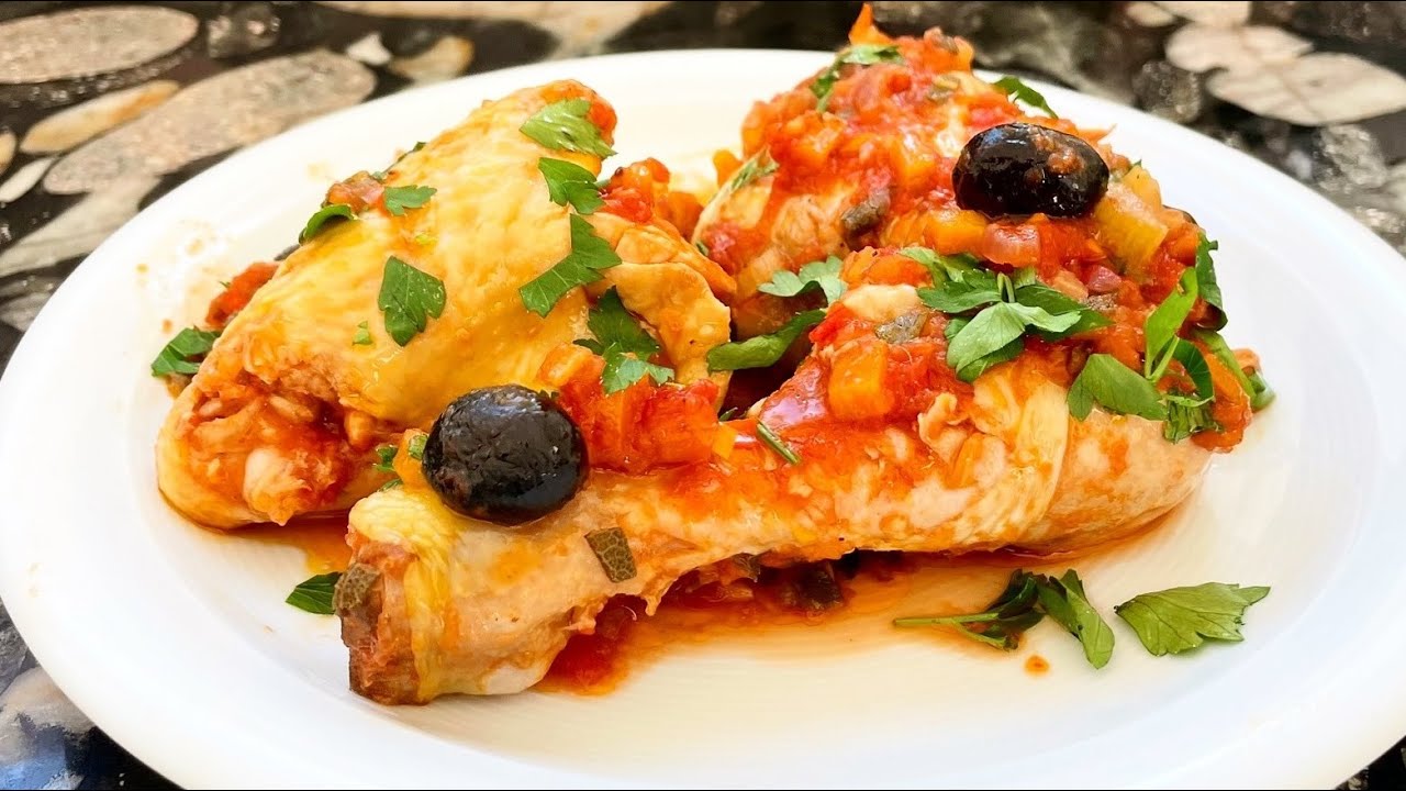 CHICKEN CACCIATORE cooked in Italy (pollo alla cacciatora) #chickencacciatore CHICKEN CACCIATORE cooked in Italy (pollo alla cacciatora) #chickencacciatore