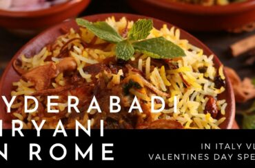SIMPLE HYDERABADI BIRYANI IN ROME, ITALY| STUDENTS RECIPE| EASY COOKING| #biryani #italy #indianfood