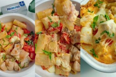Easy Creamy Tomato Chicken Pasta Recipe #shorts #cooking #pasta #italianfood